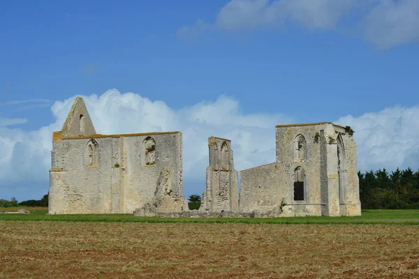 Les Chateliers Abbaye Ruinee — Foto de Stock