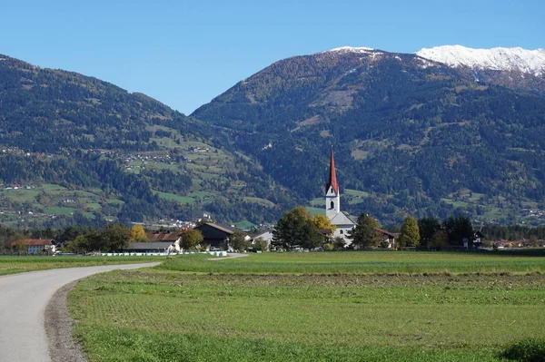 Lienz Vale Tristach Leste Tirol Outono — Fotografia de Stock