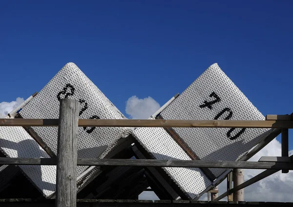 Arquitetura Diferente Foco Seletivo — Fotografia de Stock