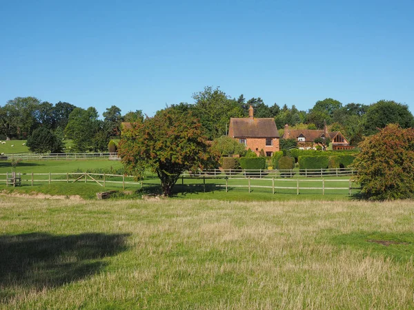 英国阿尔登沃里克郡Tanworth的英国农村地区 — 图库照片