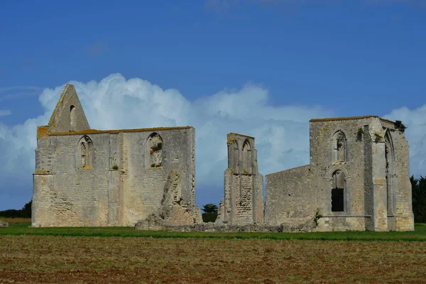 Les Chatelier Abbaye Ruinee — Foto de Stock