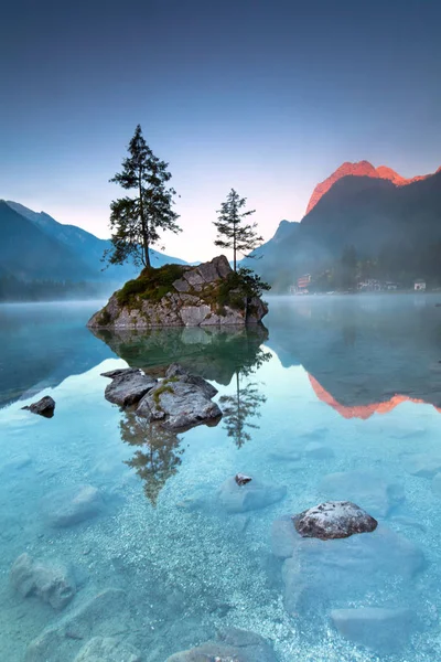 Vista Panorâmica Bela Paisagem Alpes — Fotografia de Stock