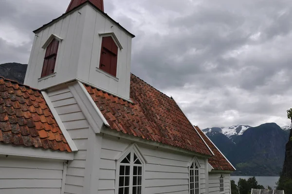 Stave Kerk Undredal Noordwaarts — Stockfoto