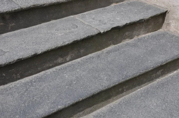Lépcső Lépcső Lépcső Beton Korlát Hegymászó Segédeszköz Bejárat — Stock Fotó