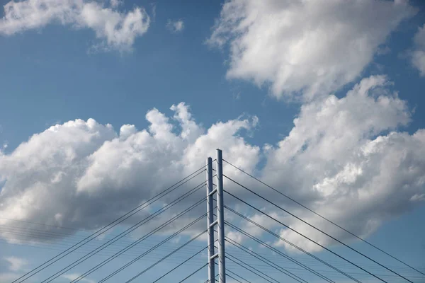 Malebný Pohled Architekturu Mostní Konstrukce — Stock fotografie