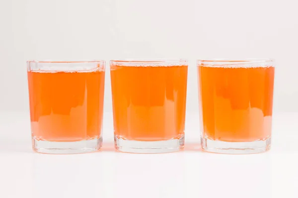 Апельсиновый Сок Столе Завтрака — стоковое фото
