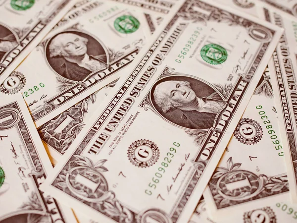 Vintage Aussehende Dollarnoten Dollarwährung Der Vereinigten Staaten Nützlich Als Hintergrund — Stockfoto