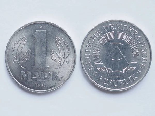 Vintage Ddr Німецька Демократична Республіка Маркова Монета — стокове фото