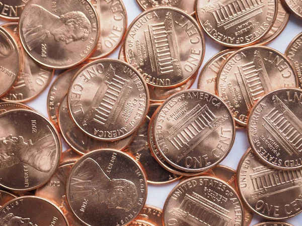 Moneda Las Monedas Del Dólar Los Estados Unidos Útil Como — Foto de Stock