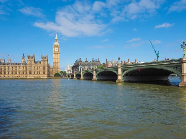 Parlamentsgebäude Alias Westminster Palace London Großbritannien — Stockfoto