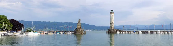 Lindau Lake Constance Panorama Picture — Stock Photo, Image