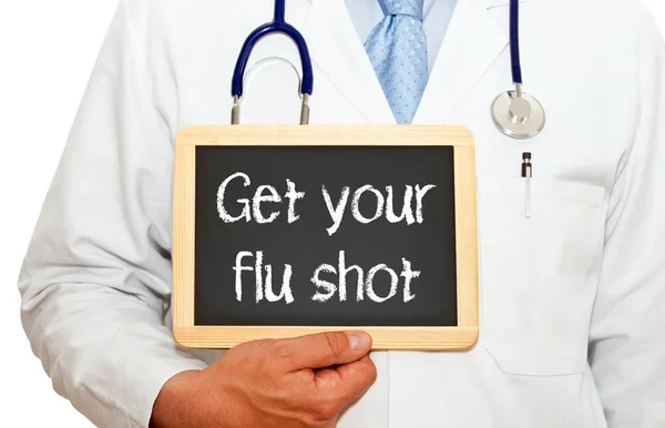 Obtener Vacuna Contra Gripe — Foto de Stock