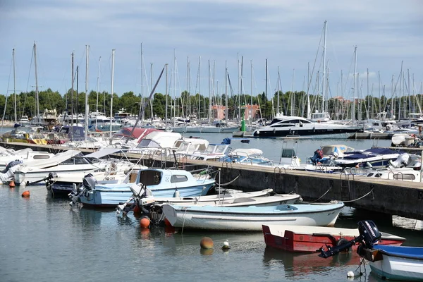 Row Yachts Harbour — Stock Photo, Image