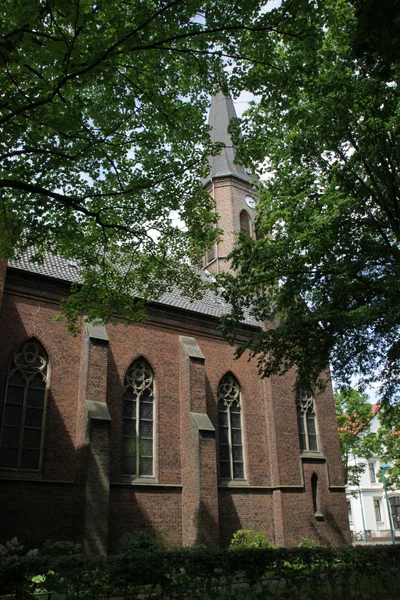 Szenischer Blick Auf Die Christliche Kirchenarchitektur — Stockfoto