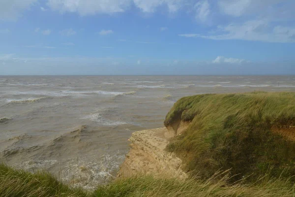 Stormachtig Weer Atlantische Oceaan — Stockfoto