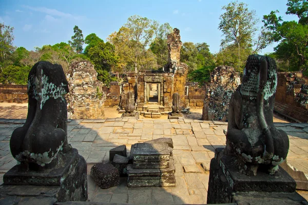 Die Tempel Von Agkor Wat Gehören Wahrscheinlich Den Mystischen Dingen — Stockfoto