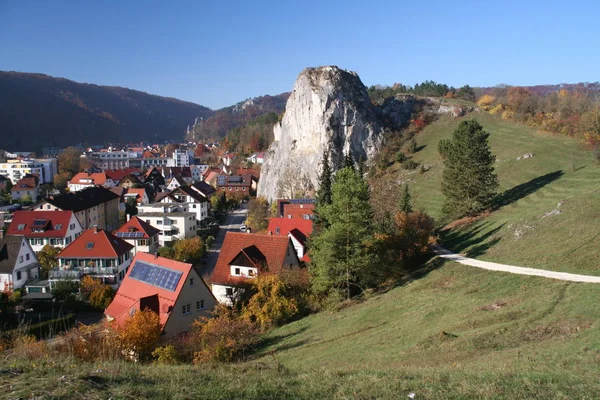 Blaubeuren Est Une Ville Allemande Située Dans District Alb Donau — Photo