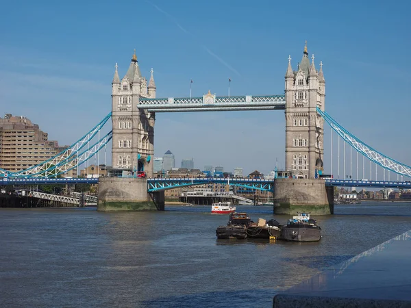 Tower Bridge Rio Tamisa Londres Reino Unido — Fotografia de Stock