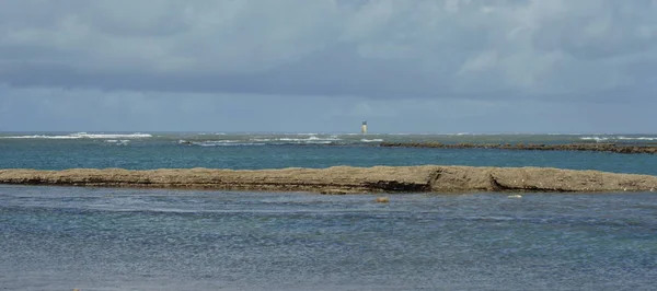 Vista Mar Desde Muelle —  Fotos de Stock