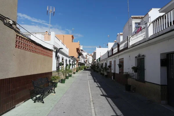 Cala Mijas Andalucia的小巷 — 图库照片