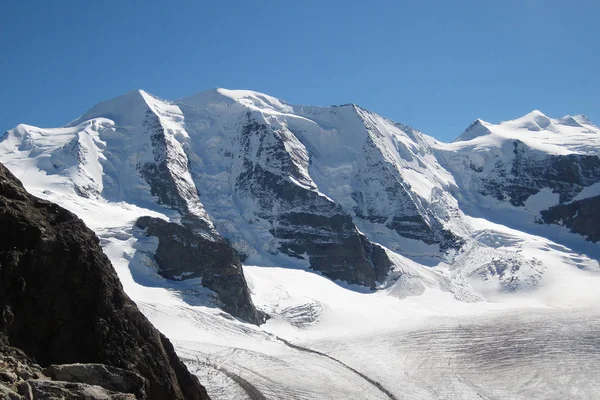 Piz Palu Visto Diavolezza — Foto Stock