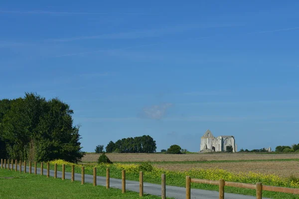 Les Chatelier Abbaye Ruinee — Stockfoto