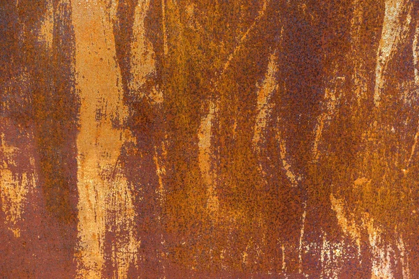 Soyut Desenli Paslı Metal Bir Plakanın Dokusu — Stok fotoğraf