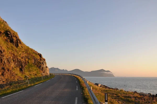 Lofoten Pozadí Krajiny Přírody — Stock fotografie