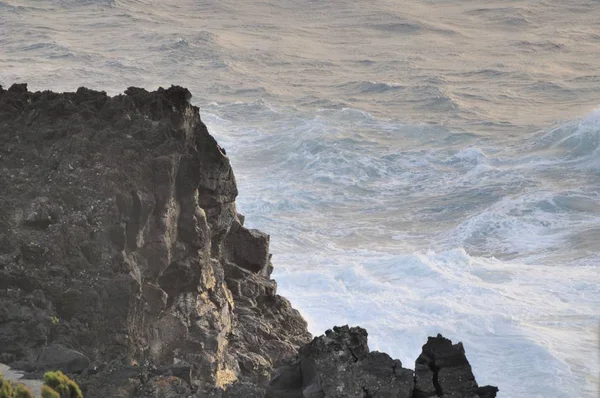 Mar Furioso Sao Miguel — Foto de Stock