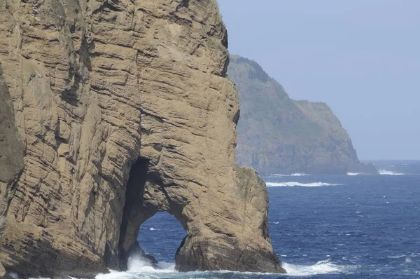 Woeste Zee Bij Sao Miguel — Stockfoto