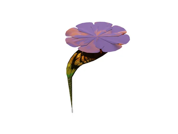 Ακουαρέλα Απεικόνιση Ενός Λουλουδιού — Φωτογραφία Αρχείου