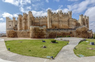 Castle at Valencia de Don Juan, Castilla y Leon, Spain clipart