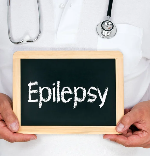 Epilepsi Tahtası Olan Doktor — Stok fotoğraf