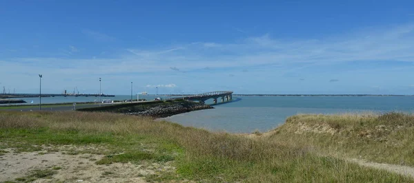 Atlántico Agua Reflexión Chispa Puente Carretera Pont — Foto de Stock