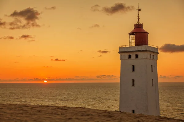 Alter Verlassener Leuchtturm Dänemark Rubjerg Knude — Stockfoto