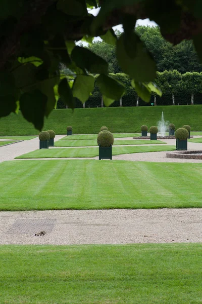 Splendid Decorative Gardens Castles France — Stock Photo, Image