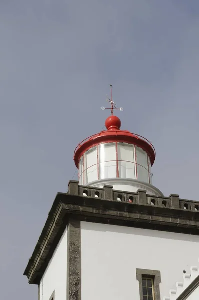 Leuchtturm Auf Sao Miguel Azoren — Stockfoto