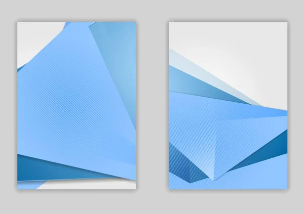 Абстрактный Синий Дизайн Минимального Технического Флаера Векторный Шаблон — стоковое фото