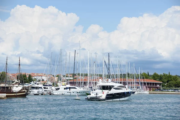 Barche Vela Marine Acqua Mare Trasporto Moto Acqua — Foto Stock