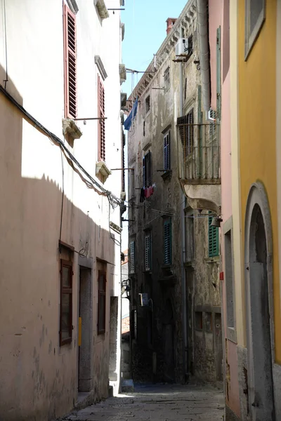 Labin Kroatië Istrië Stad Oude Stadswoning Historisch Bezienswaardig Oude Stad — Stockfoto