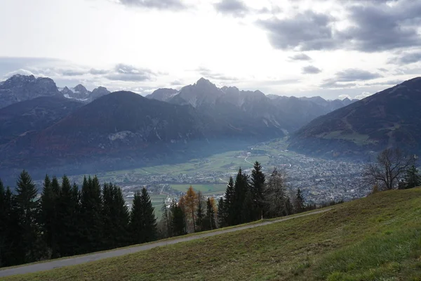 Berge Dolomiten Panoramablick — Stockfoto