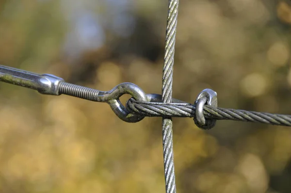 Çelik Tel Bağlantıları — Stok fotoğraf