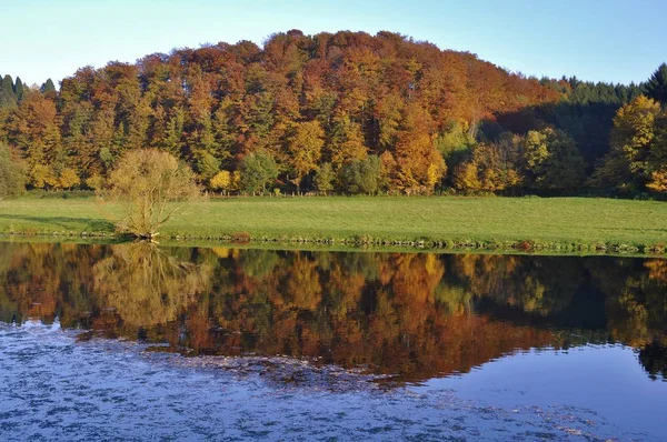 Podzim Stáří Zemi Oberbergi — Stock fotografie