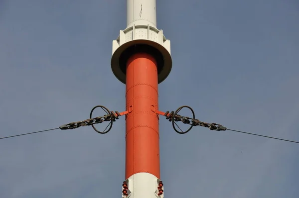 Sendemast Munich Ismaning Antena Onda Média Transmitindo Rádio — Fotografia de Stock