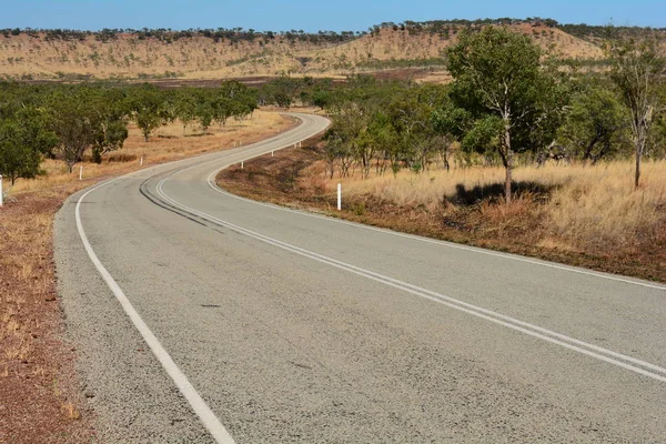 Dálnice Victoria Severním Území Austrálie — Stock fotografie