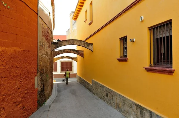 Fachada Uma Casa Malgrat Mar — Fotografia de Stock