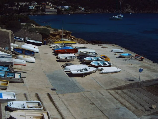Pelabuhan Alami Dragonera Mallorca — Stok Foto