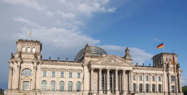 Berlin Almanya Parlamentonun Reichstag Evleri — Stok fotoğraf