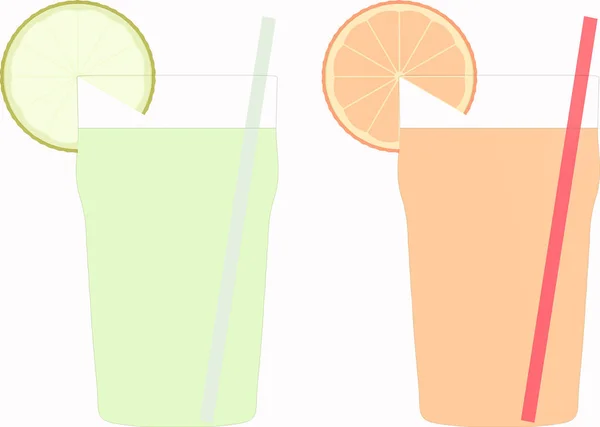 Bevanda Alcolica Cocktail Con Lime Arancio Menta Piperita — Foto Stock