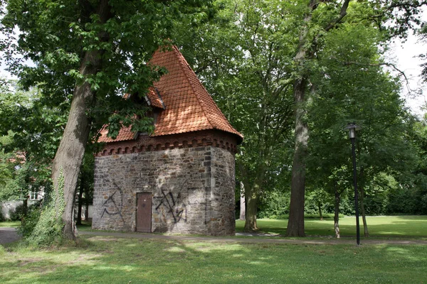 Невелика Будівля Парку Стадіоні — стокове фото